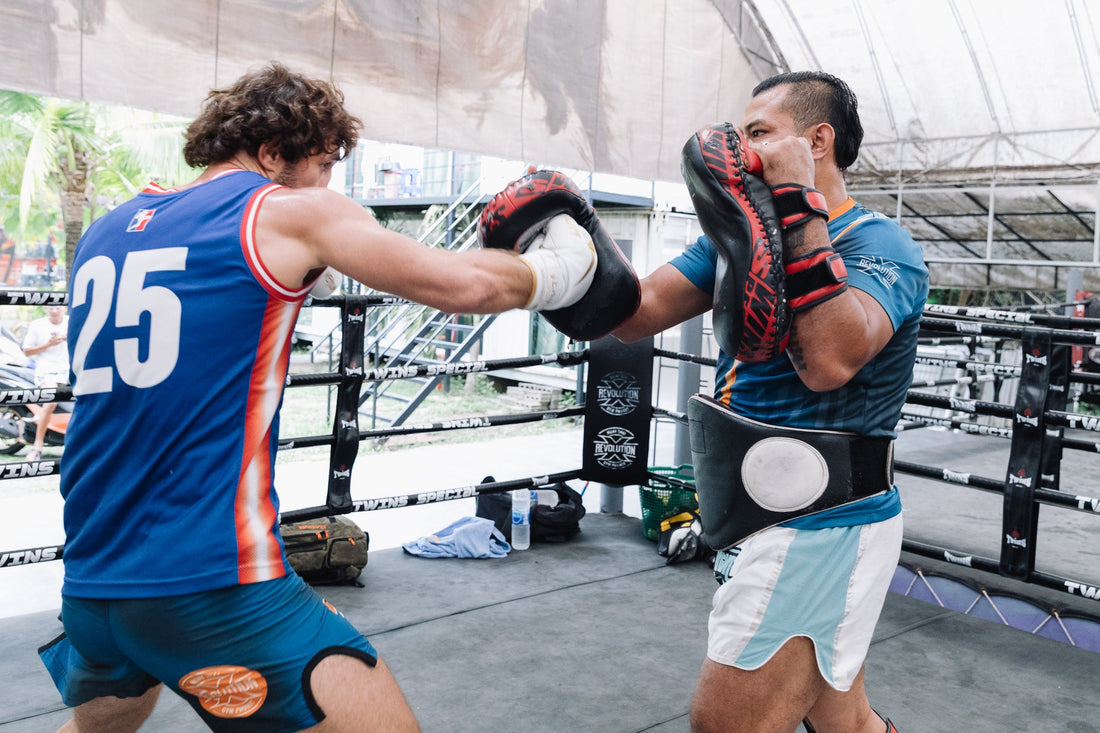 Salimkhan Ibragimov training at Revolution Muay Thai Phuket