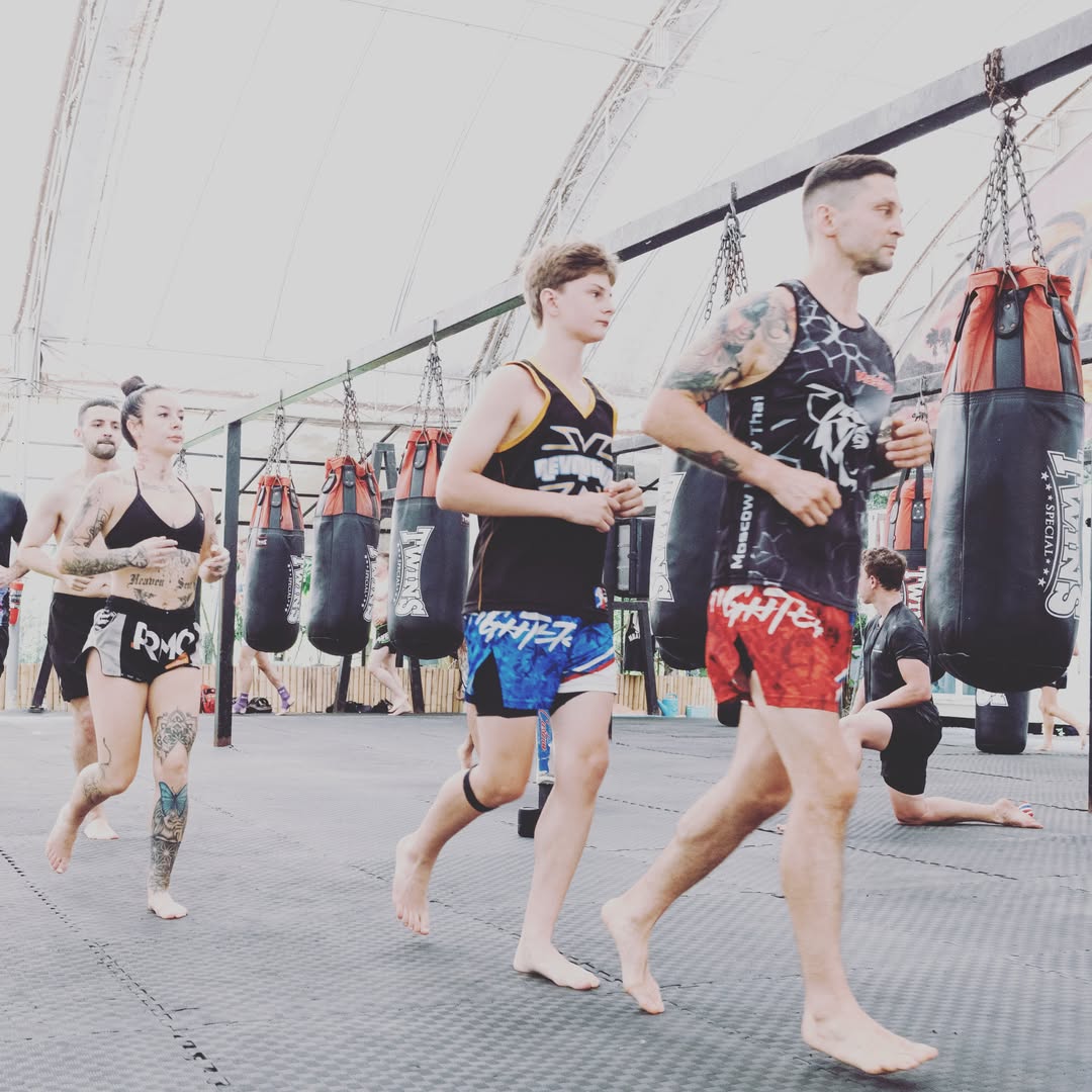 Muay Thai training progress at Revolution Gym Phuket
