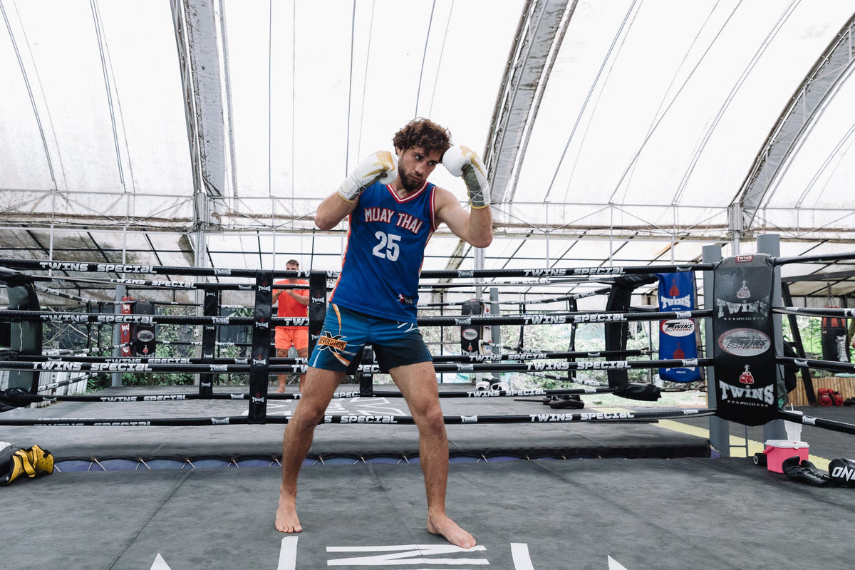 Morning Muay Thai group training session at Revolution Gym