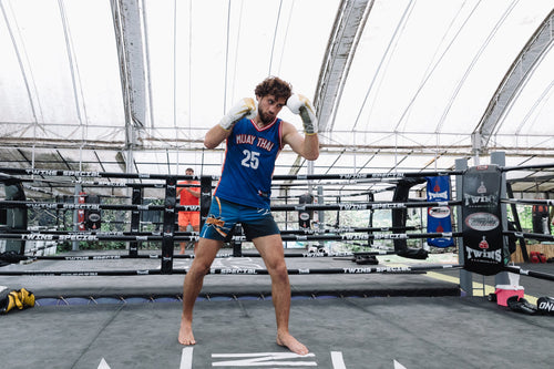 Morning Muay Thai group training session at Revolution Gym