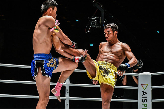Felipe Lobo Muay Thai training at Revolution Gym