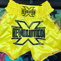 Revolution X Muay Thai Shorts Yellow Camo