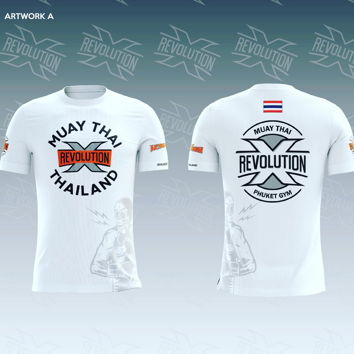 Revolution X Muay Thai Thailand Tee White