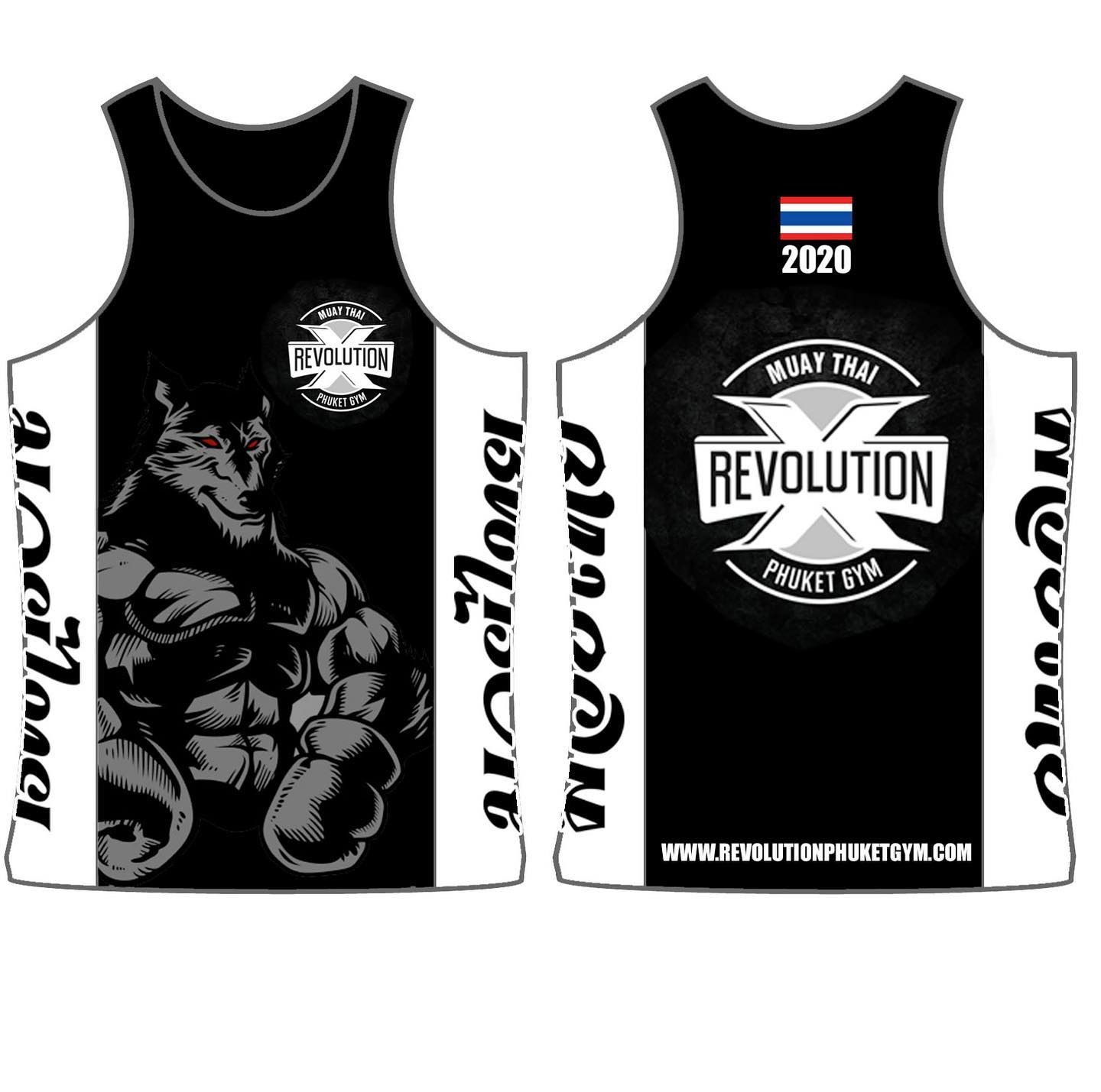 Revolution X Wolf Tank Top Black